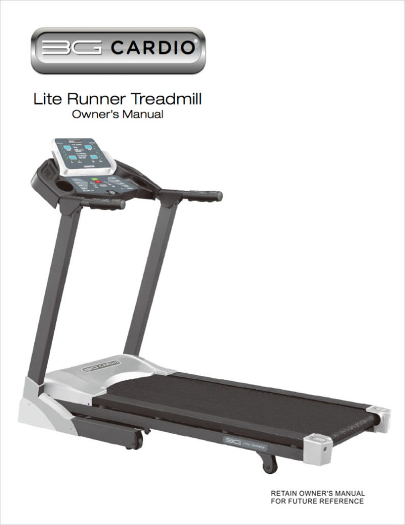 3G Cardio Lite Runner Treadmill