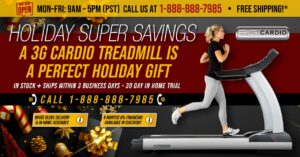 A 3G Cardio Treadmill Is A Perfect Holiday Gift