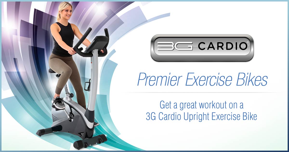 How do you perform interval training on a 3G Cardio Elite UB Upright Bike exercise bike?