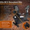 3G Cardio Elite RB X Recumbent Bike - Optional Spacer Block Included for Seat Adjustment